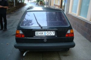 Photo of plate number 007